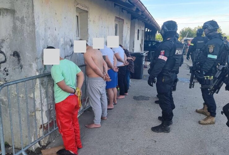 razia na Farárskom - zdroj polícia SR