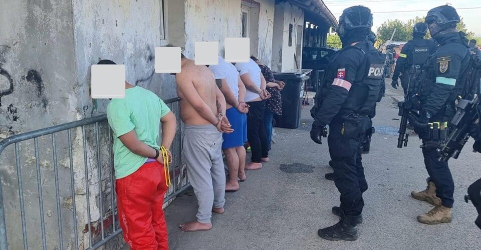 razia na Farárskom - zdroj polícia SR