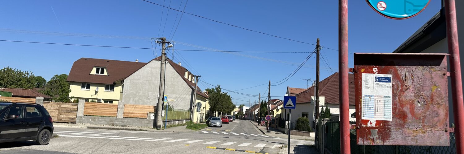 Zastávka na Orgovánovej ulici, zdroj redakcia eReport Trnava