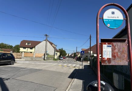 Zastávka na Orgovánovej ulici, zdroj redakcia eReport Trnava