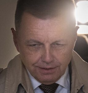 Na snímke obžalovaný guvernér Národnej banky Slovenska (NBS)