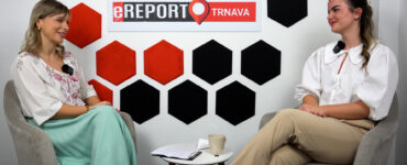 Adela Šimončičová v relácií Rozhovory z Malého Ríma, foto eReport Trnava