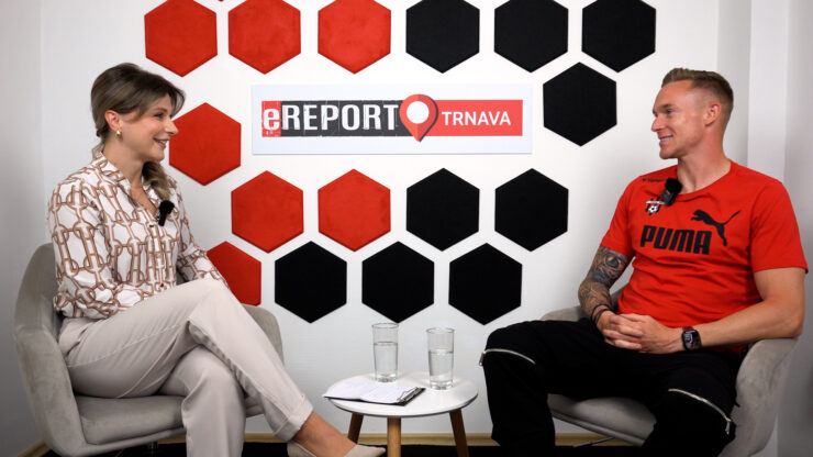R. Procházka ako hosť v relácií Rozhovory z Malého Ríma, foto redakcia eReport Trnava