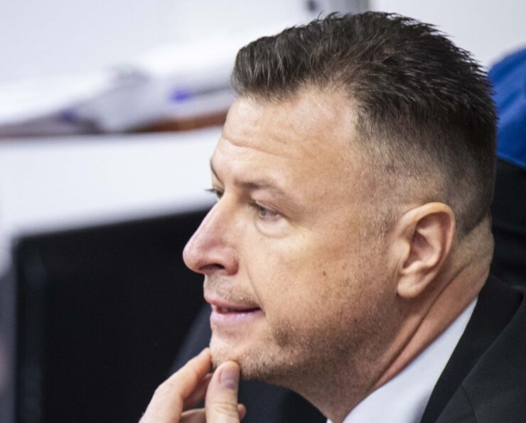 Na snímke obžalovaný bývalý minister spravodlivosti SR Gábor G.