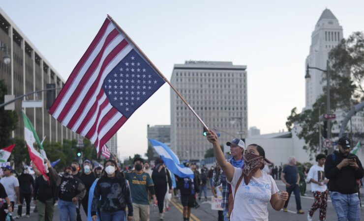 protest v Los Angeles