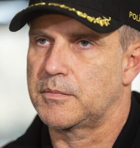 Na snímke prezident Policajného zboru SR Milan Lučanský