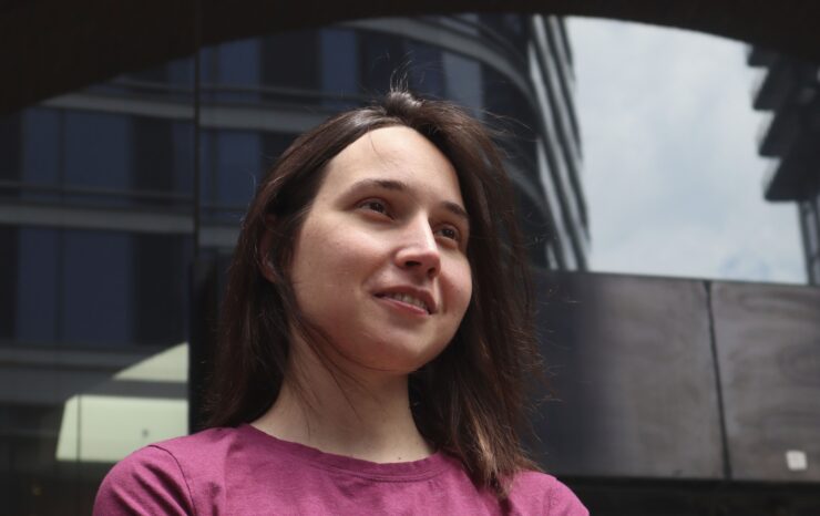 Na snímke vedkyňa ruského pôvodu Xenija Petrovová,