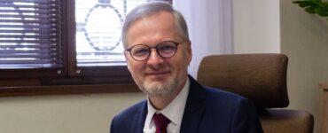 Na snímke český premiér Petr Fiala