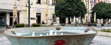 Kráľovská fontána, redakcia eReport Trnava