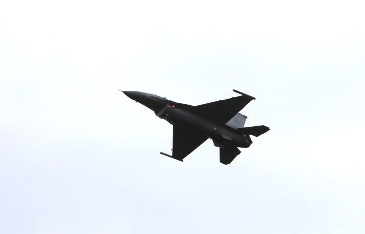 Na snímke stíhačka F-16