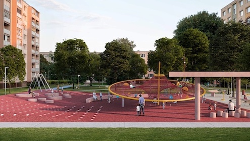 vizualizácia Linčianskej, foto: planujmesto.trnava.sk