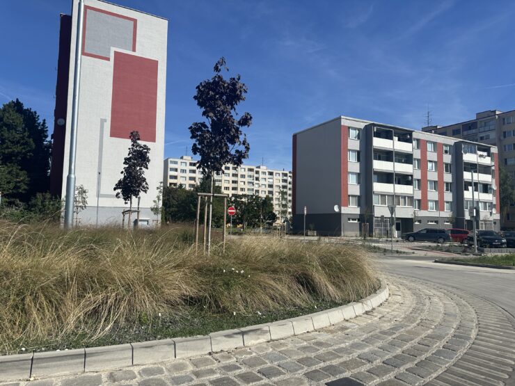 miesto, kde mala stáť protihluková stena, foto: redakcia eReport Trnava