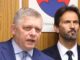Na snímke zľava premiér Robert Fico (Smer-SD), podpredseda vlády SR a minister obrany SR Robert Kaliňák (SMER-SD)