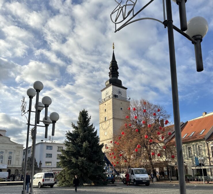 Advent v Trnave má vynovenú výzdobu, foto: redakcia eReport Trnava