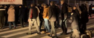 Protest na Ulici 9. mája, foto: redakcia eReport Trnava