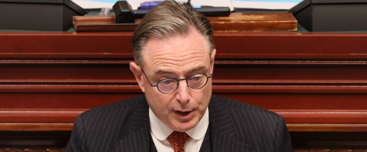 Na snímke belgický premiér Bart De Wever