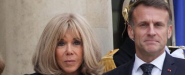 Francúzsky prezident Emmanuel Macron a prvá dáma Francúzska Brigitte Macronová, zdroj: TASR