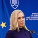 Na snímke podpredsedníčka vlády a ministerka hospodárstva SR Denisa Saková (Hlas-SD)