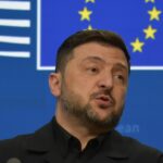 Na snímke ukrajinský prezident Volodymyr Zelenskyj