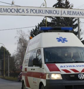 Snímka z areálu FNsP J. A. Reimana Prešov