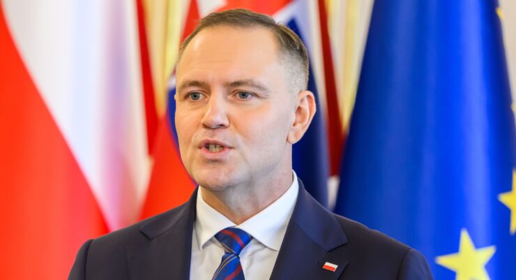 Na snímke poľský prezident Karol Nawrocki
