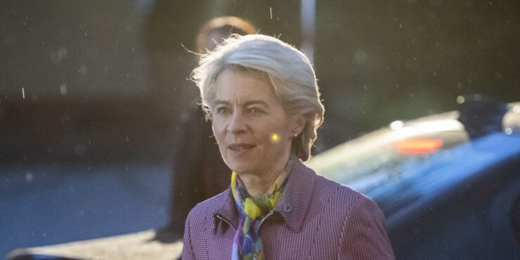 Na snímke predsedníčka Európskej komisie (EK) Ursula von der Leyenová