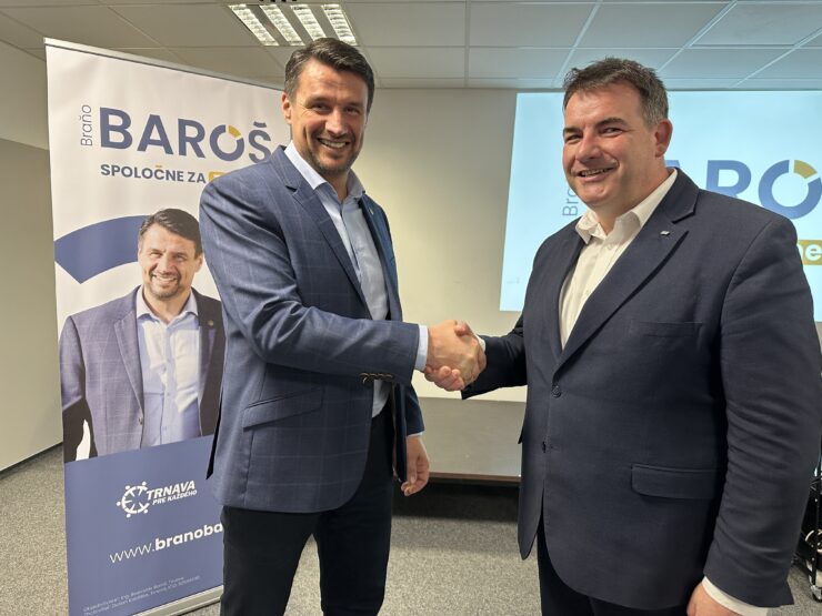 B.Baroš (TPK) a R.Mráz (KDH), foto redakcia Trnava Report