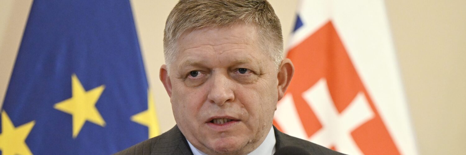 Na snímke predseda vlády SR Robert Fico (Smer-SD)