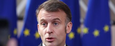 Na snímke francúzsky prezident Emmanuel Macron