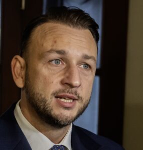 minister vnútra SR Matúš Šutaj Eštok (Hlas-SD)