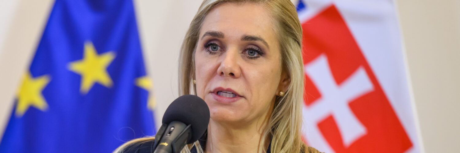 podpredsedníčka vlády a ministerka hospodárstva SR Denisa Saková (Hlas-SD)