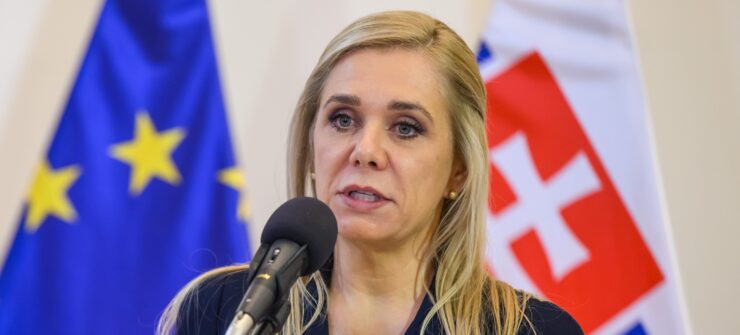 podpredsedníčka vlády a ministerka hospodárstva SR Denisa Saková (Hlas-SD)