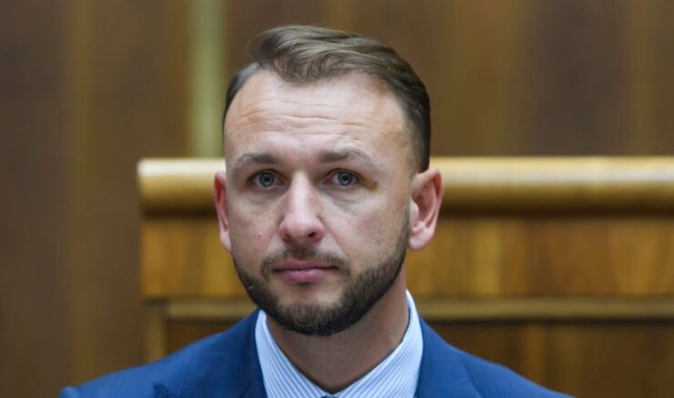 Minister vnútra Matúš Šutaj Eštok (Hlas-SD). Foto: tasr