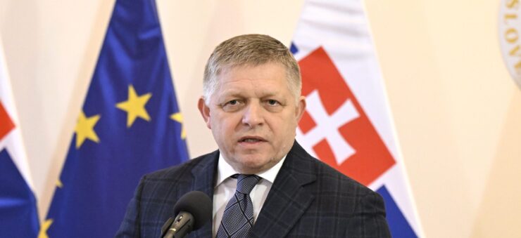 Na snímke predseda vlády SR Robert Fico (Smer-SD)