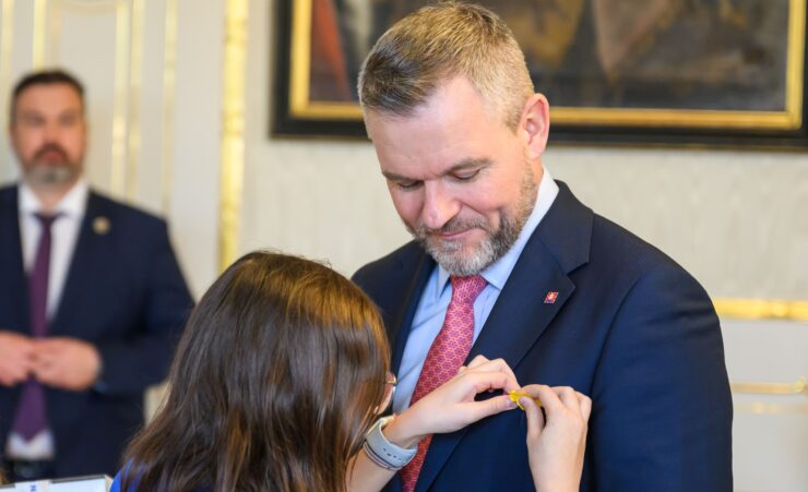 Prezident SR Peter Pellegrini prijal zástupcov Ligy proti rakovine