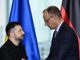 ukrajinský prezident Volodymyr Zelenskyj a nemecký kancelár Friedrich Merz