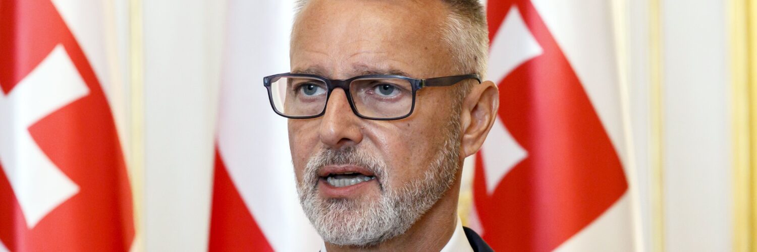 Na snímke predseda Národnej rady (NR) SR Richard Raši (Hlas-SD)