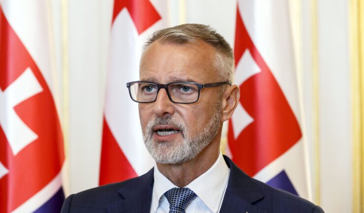 Na snímke predseda Národnej rady (NR) SR Richard Raši (Hlas-SD)