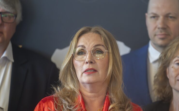 predsedníčka Pirátskej strany a kandidátka na post primátorky mesta Bratislava Zuzana Šubová