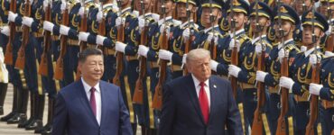 Americký prezident Donald Trump (vpravo) a čínsky prezident Si Ťin-pching