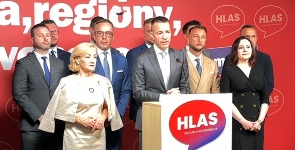 Predstavitelia strany Hlas-SD