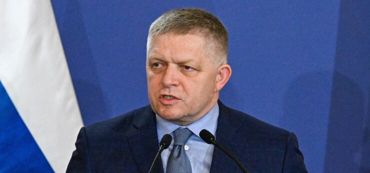 Na snímke slovenský premiér Robert Fico