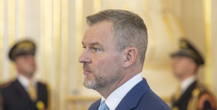 Na snímke Prezident SR Peter Pellegrini počas vymenovania nových veľvyslancov SR